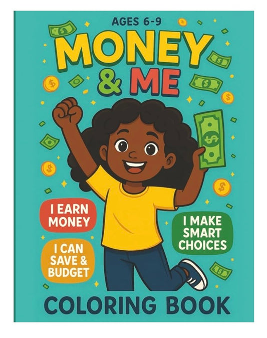 Money & Me Coloring Book